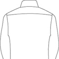 オーダーシャツのシルエットのイメージ